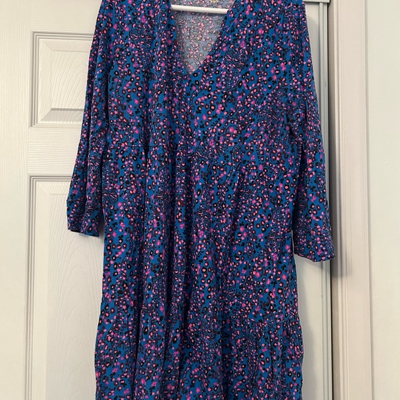 Lilly Pulitzer Alaina Floral Blue Dress - Picture 5 of 5